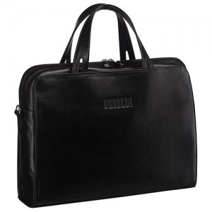Женская кожаная деловая сумка Alicante BR03369MS black BRIALDI. Цвет: коричневый