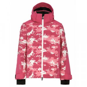 Куртка , размер 10, розовый, белый EA7. Цвет: розовый/бело-розовый/белый