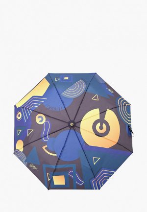 Зонт складной Flioraj. Цвет: синий