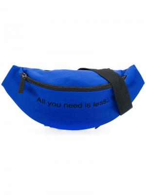 Поясная сумка All You Need Is Less F.A.M.T.. Цвет: синий
