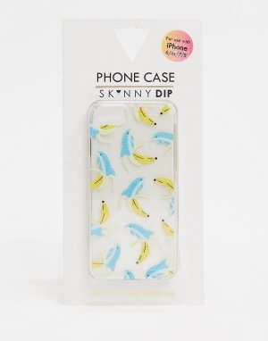 Чехол для iPhone 6/6S/7/8 с дельфином -Синий Skinnydip