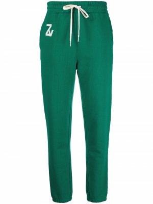 Спортивные брюки с логотипом Zadig&Voltaire. Цвет: зеленый