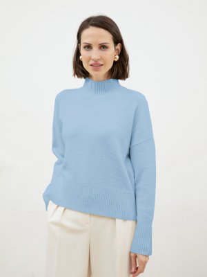 Трикотажный женский свитер Pompa. Цвет: none
