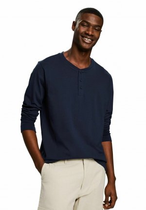 Рубашка с длинным рукавом IM HENLEY-STIL , цвет navy Esprit
