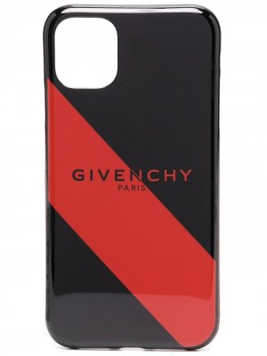Чехол для iPhone 11 с логотипом Givenchy. Цвет: черный