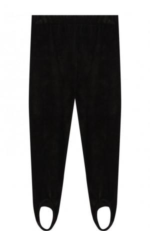 Трикотажные брюки со штрипками Alexander Terekhov. Цвет: черный