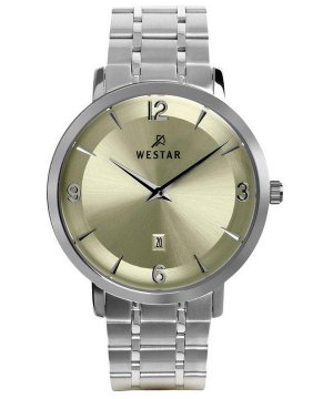 Profile Кварцевые мужские часы с циферблатом цвета шампанского из нержавеющей стали 50220STN102 Westar