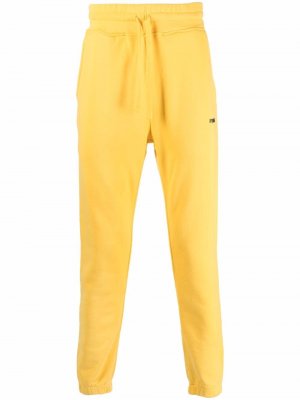 Спортивные брюки с логотипом Hydrogen. Цвет: желтый
