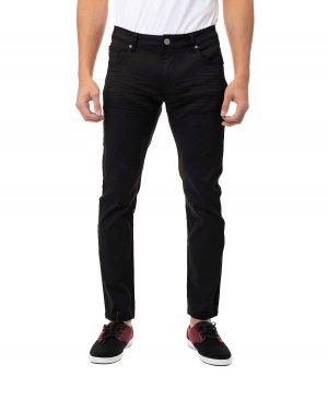 Мужские эластичные джинсы скинни с 5 карманами X-Ray, черный