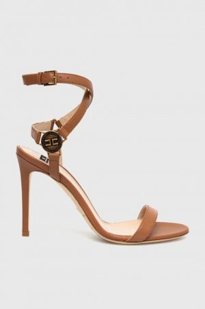 Кожаные сандалии , коричневый Elisabetta Franchi