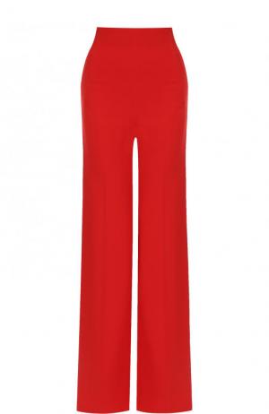 Однотонные расклешенные брюки со стрелками Roland Mouret. Цвет: красный