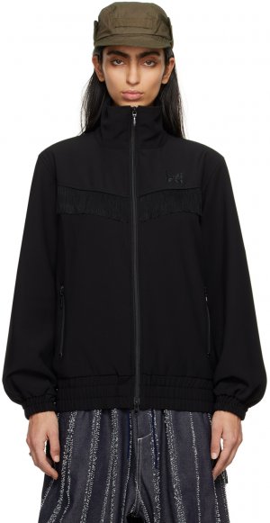 Черная спортивная куртка с бахромой , цвет Black Needles