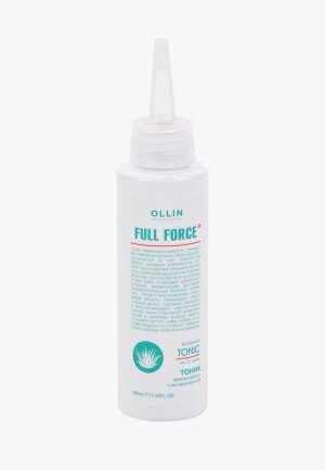 Тоник для волос Ollin FULL FORCE против перхоти PROFESSIONAL с экстрактом алоэ, 100 мл. Цвет: прозрачный