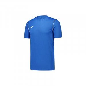 Round Neck Training Football Short Sleeve T-Shirt Men Tops Blue BV6883-463 Nike