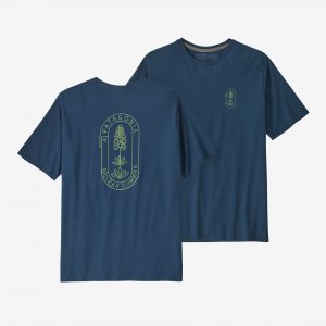 Мужская футболка Clean Climb Trade Responsibili , цвет Bloom: Tidepool Blue Patagonia