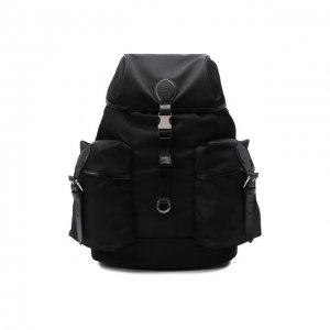 Текстильный рюкзак Ralph Lauren. Цвет: чёрный