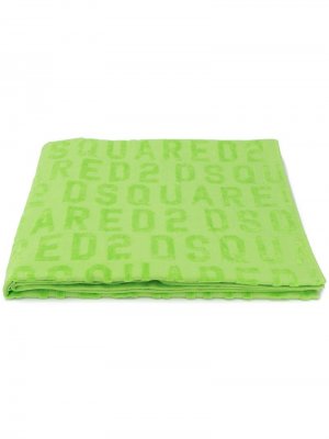 Пляжное полотенце Icon Dsquared2. Цвет: зеленый