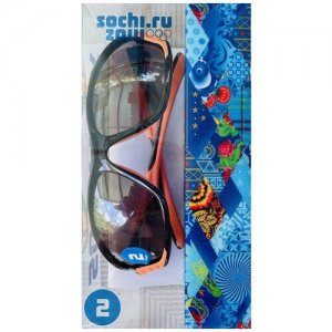 Солнцезащитные очки, овальные SOCHI 2014. Цвет: экрю