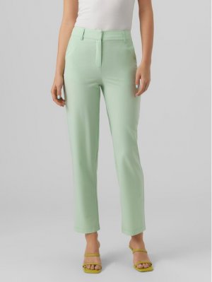 Тканевые брюки прямого кроя , зеленый Vero Moda
