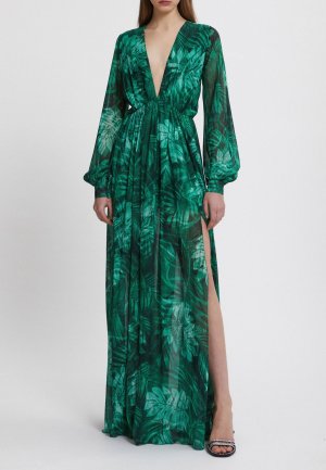 Платье ERMANNO FIRENZE. Цвет: зеленый