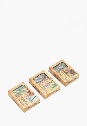 Набор для ванны и душа Alvin Dor D'or Мыла глиняного ручной работы (Черная глина Мертвого моря с эфирным маслом корицы, Кастильская розовая иланг-илан, Мендосская серебряная лемонграсса). Цвет: прозрачный