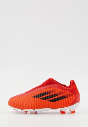 Бутсы adidas X SPEEDFLOW.3 LL FG J. Цвет: красный