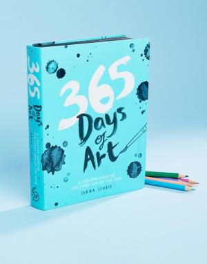 Книга по творчеству 365 Days of Art Books. Цвет: мульти