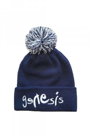 Шапка-бини с логотипом Ex-Tour , темно-синий Genesis