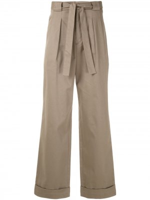 Широкие брюки со складками Piet. Цвет: нейтральные цвета
