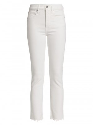 Расклешенные джинсы Carly с высокой посадкой, белый Veronica Beard