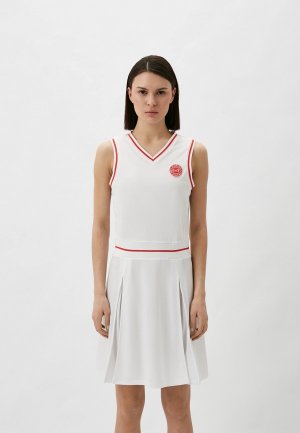Платье EA7 SPORTING CLUB W. Цвет: белый
