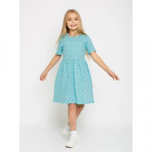 Платье , размер 98-56, голубой Ивашка. Цвет: голубой