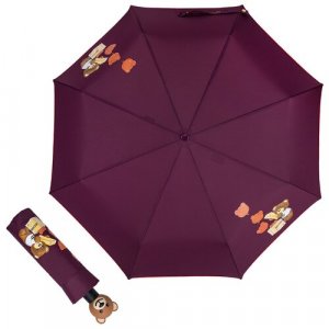 Зонт , фиолетовый MOSCHINO. Цвет: фиолетовый