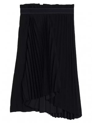 Необычная плиссированная юбка , черный Balenciaga