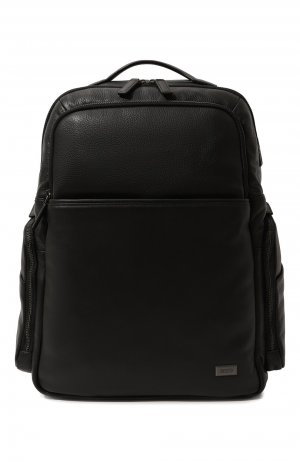 Кожаный рюкзак Bric`s. Цвет: чёрный