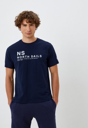 Футболка North Sails. Цвет: синий