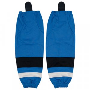 Гамаши хоккейные , размер JR (64-65 см), синий, черный MAD GUY. Цвет: белый/черный/синий