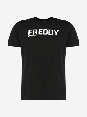 Футболка мужская , Черный Freddy. Цвет: черный