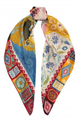Шелковый платок Кавказ Gourji. Цвет: разноцветный