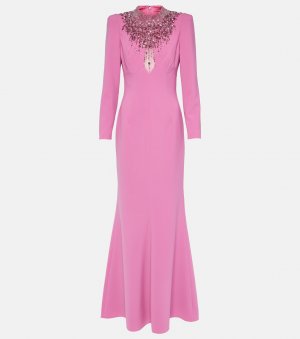 Платье laka из крепа с декором , розовый Jenny Packham