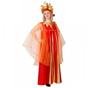 Карнавальный костюм взрослый Солнце Яркое (16407) 48-50 Elite CLASSIC. Цвет: красный