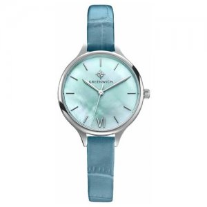 Наручные часы Regatta, голубой, серебряный GREENWICH
