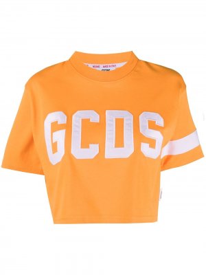 Футболка с логотипом Gcds. Цвет: оранжевый