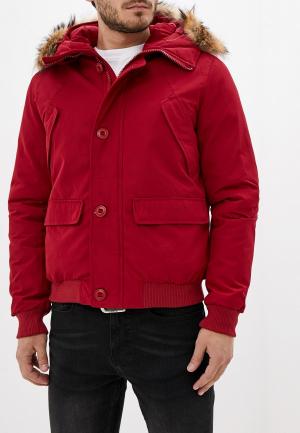 Куртка утепленная Aarhon. Цвет: бордовый