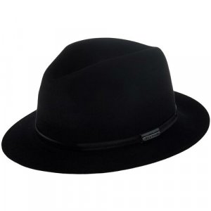 Шляпа , размер 61, черный STETSON. Цвет: черный