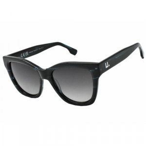 Солнцезащитные очки IP22407, серый, мультиколор Invu. Цвет: голубой/микс/черный/серый/черный-голубой