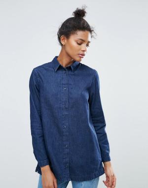 Джинсовая рубашка Nott 3.0 Waven. Цвет: синий