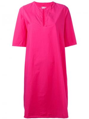 Платье-футболка Clara Labo Art. Цвет: розовый и фиолетовый