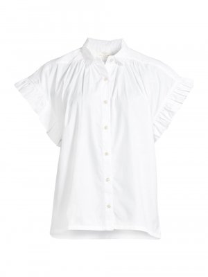 Рубашка Marianne с рюшами, белый Birds of Paradis
