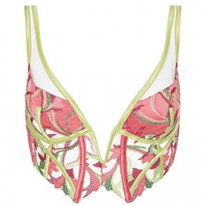 Бюстье Petunia Embroidery, розовый For Love & Lemons